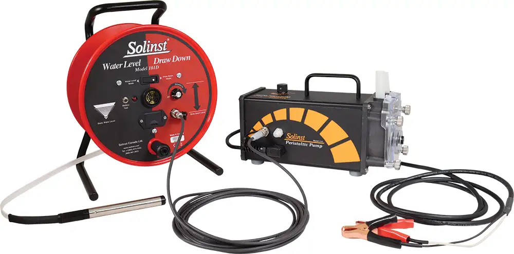 101D freatimetro drawdown meter e pompa peristalitca 410