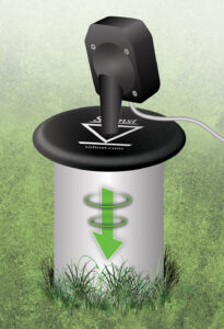 Copertura per testa pozzo per evitare interferenze dovute a rumori esterni